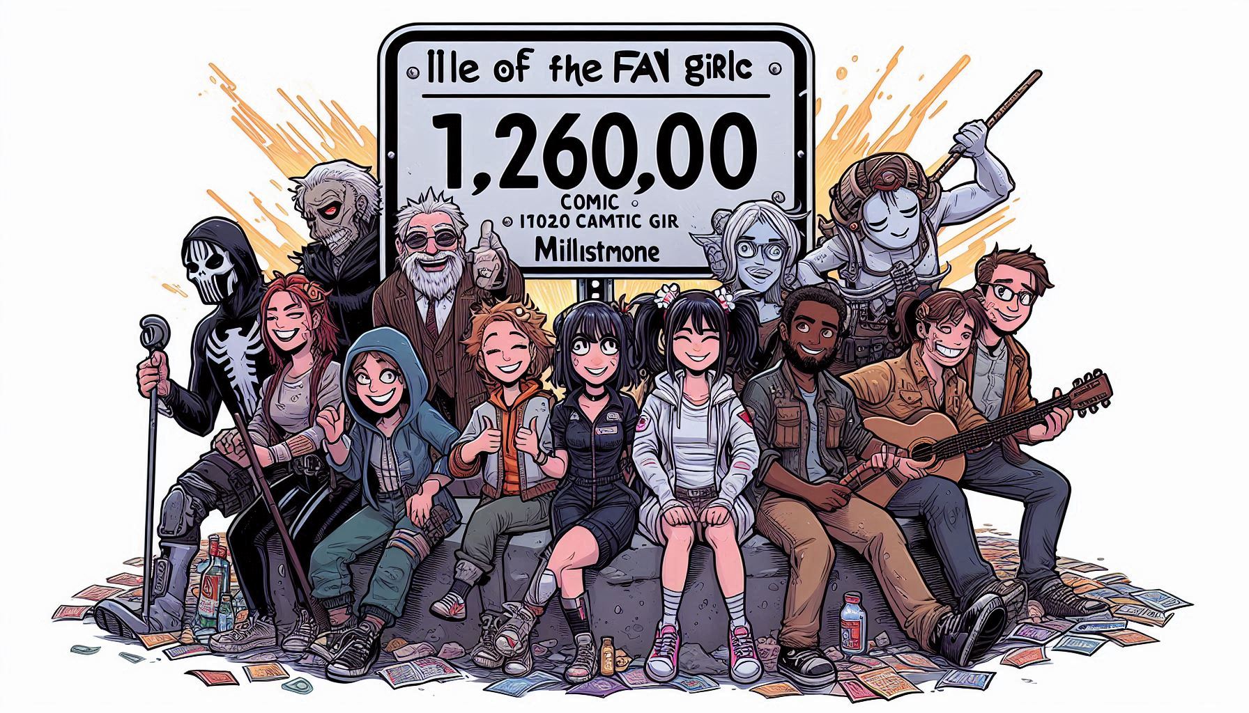 迷妹漫画团队里程碑