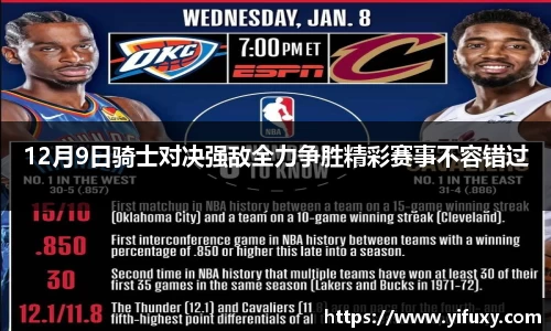 12月9日骑士对决强敌全力争胜精彩赛事不容错过